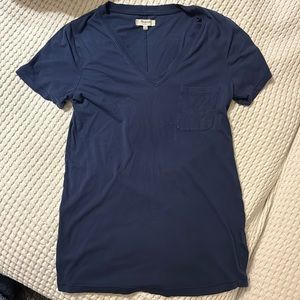 Blue madewell v neck